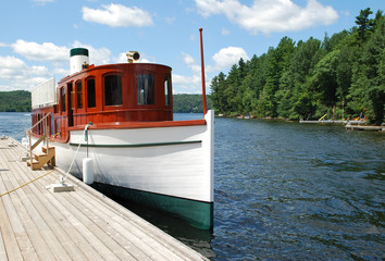 Ship on the Lake of Bays