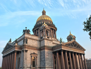 Fototapeta na wymiar Saint-Petersburg, Russia. St.Isaac's Cathedral