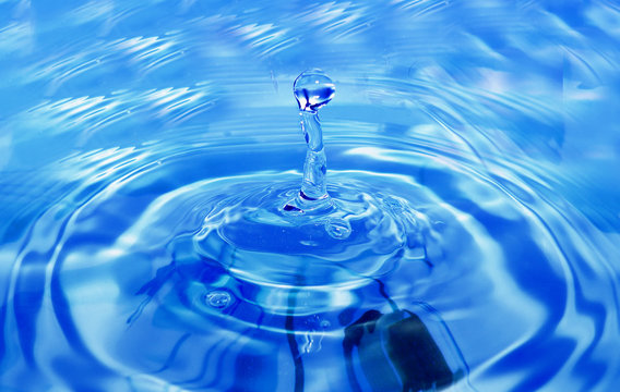 detail of water drop