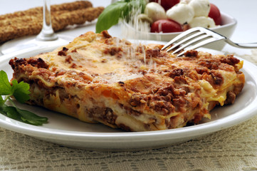 Pasticcio di carne con formaggio grana