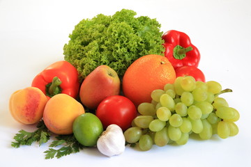 fresh fruits and vegetables
