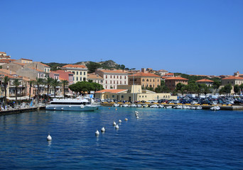 Fototapeta na wymiar Sardynia miasta La Maddalena