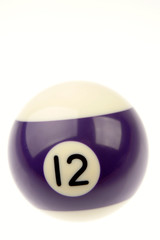 Number 12 pool ball
