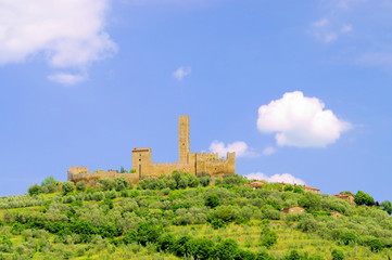 Fototapeta na wymiar Montecchio Castle Vesponi 05