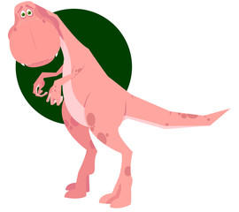 Pink dinosaur