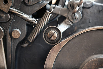 old machinery background