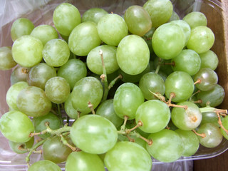 Weintrauben auf dem Wochenmarkt