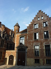 Fototapeta na wymiar Renaissance Flemish architecture in Brussels