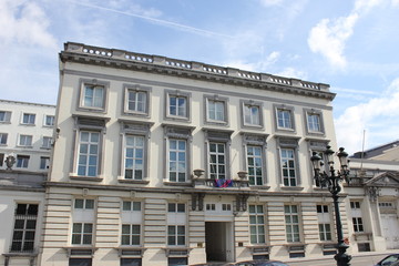 Fototapeta na wymiar Siedziba belgijskiego premiera (10 Rue de la Loi)