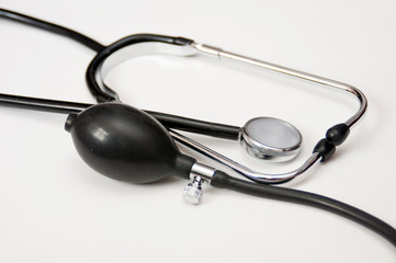 Stethoscope and blood pressure
