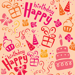 pink pattern birthday