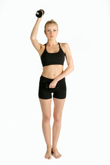 Fototapeta premium Fitness B&W Hantle