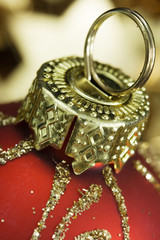 Weihnachtskugel Makro