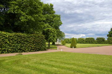 Fototapeta na wymiar Parc française.