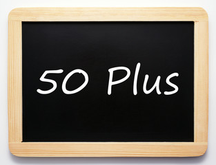 Obraz premium 50 Plus - Concept Sign