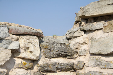 Mauer Bischofsburg Haapsalu in Estland