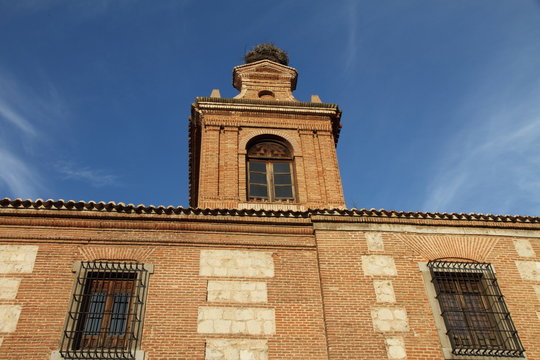 Capilla Oidor Cervantes square in Alcala de Henares Madrid provi