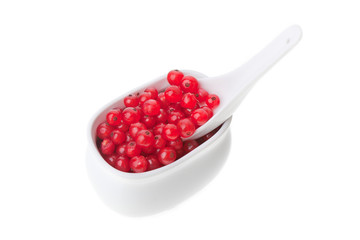 Berries of a red currant
