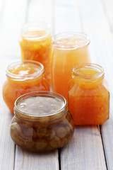 yellow fruits jam