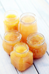 yellow fruits jam
