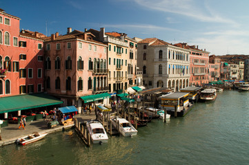 Fototapeta na wymiar Canale Grande kanał portowy inwestor zatrzymanie przepływu Wenecji