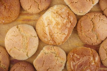 Peanut butter and ginger cookies