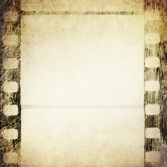 Grunge film frame. Abstract background for design-works.
