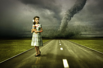 girl tornado