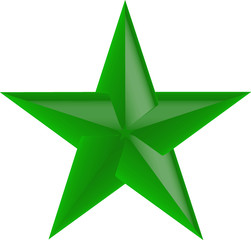 Stern grün