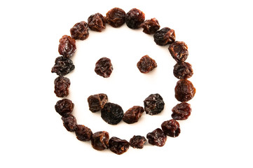 Weinbeeren-Smily