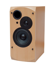 Obraz premium wooden audio speaker