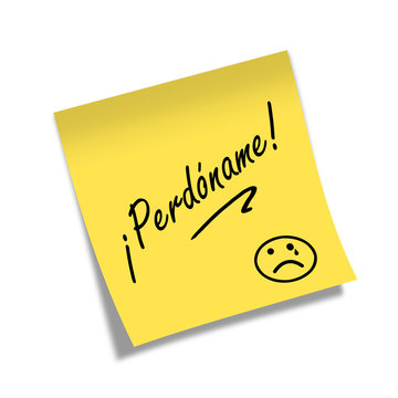 Post-it &iexcl;PERDONAME!