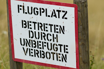 Obraz premium Flugplatz