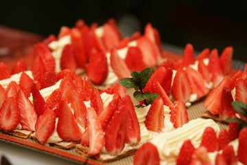 Gestuel dessert fraises