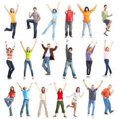 Happy people