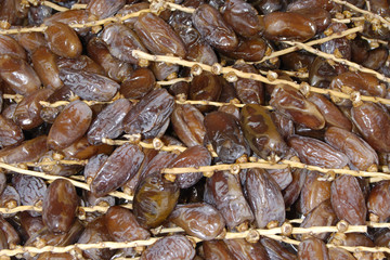 Dates on market stall. Nice. France