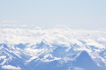Fototapeta na wymiar bergkette alpen