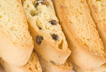 Assorted Biscotti Isolated on White