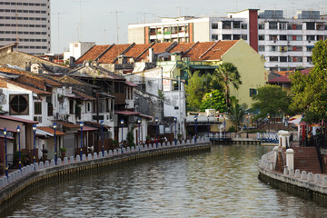 Fototapeta na wymiar Melaka port in Malaysia
