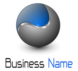 Logo metallic sphere