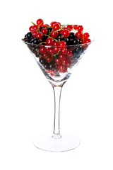 mixed currants in glass