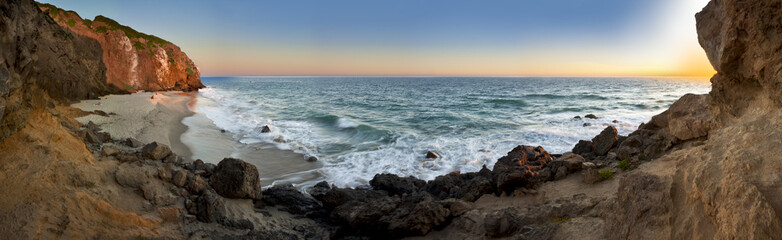 Point Dume Beach Panoramic - Powered by Adobe