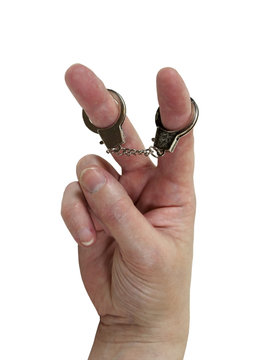 Handcuffs on Peace