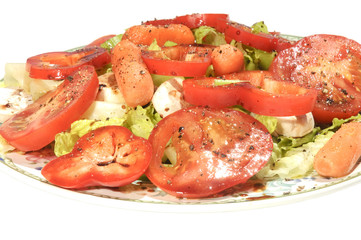 Fresh mixed salad for a healthy lunch, snack or dinner