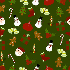 Christmas  seamless Pattern
