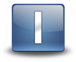 3D Effect Icon "Letter I"