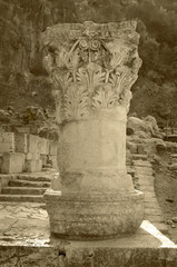 Old greek column