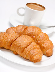 coffee and croissant