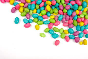 Fototapeta na wymiar Color candies beans