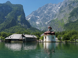 Bayern, Oberbayern, Königsee, St. Batholomä